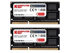 for Apple iMac Retina 275K 16GB Kit 1866MHz / 1867MHz, PC3-14900 Late 2015 204 pin DDR3-1867 So-DIMM 1867MHz and PC 2 x 8 GB 