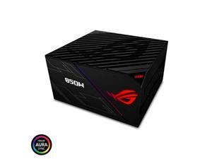 asus rog thor 850 certified 850w fully-modular rgb power supply with livedash oled panel