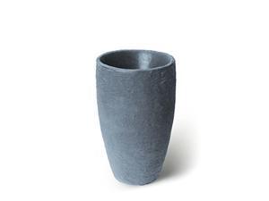 algreen products 87303 athena self-watering planter, large, 17.5" dia x 28.5" h, charcoalstone algreen products 87303 athena self-watering planter, large, 17.5" dia x 28.5" h, charcoalstone
