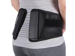 ottobock the s.p.i.n.e. adjustable lower back brace with pulley system - lumbar back support belt for men and women - compression to relieve lower back pain & spine pressure, 3x-large