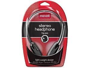 maxell 190319 stereo headphone, black (packaging may vary)