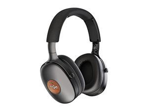 house of marley positive vibration xl anc noise cancelling overear headphones with microphone wireless bluetooth connectivity and 26 hours of playtime