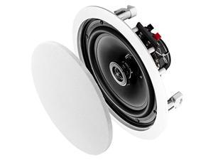 osd 8" in ceiling stereo speaker pair 140w 2-way, pivoting tweeter, paintable grille ice800