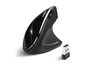 Perixx PERIMICE-713 Wireless 2.4 G Ergonomic Vertical Mouse 3 DPI Levels 6 Buttons