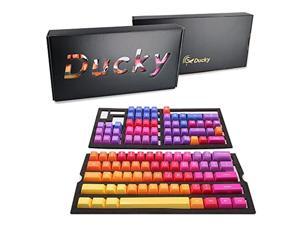 ducky afterglow sa keycaps 108 abs doubleshot set for ducky keyboards or mx compatible standard layout - 108 sa type keycap set - (afterglow)