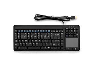 solidtek 2pw1696 industrial mini keyboard with touchpad on right kb-ikb107