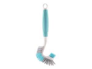 fuller brush ultimate multi-surface brush - heavy duty multisurface kitchen & bathroom cleaning scrub w/ rubber grip handle - commercial scrubber for oil & gunk free sink