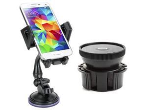 Washable Gel Pad Compatible iPhone XR/XS Max/X/8/7 Windshield Car Phone Holder Galaxy S10/S9/S8/S7/S6 2 Suction Levels Google and More Mpow 104 Dashboard Car Phone Mount Moto One Plus 