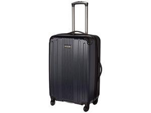 kenneth cole reaction gramercy collection lightweight hardside 4-wheel spinner luggage, navy, 24-inch checked
