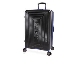 hurley suki hardside spinner check in luggage 29", black/blue