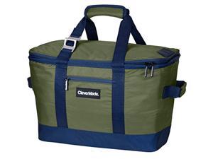 eBuyGB Folding Cooler Bag Polyester Blue 