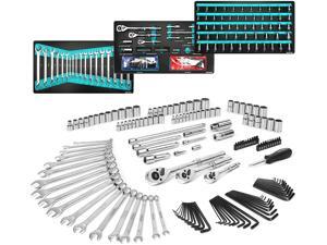 DURATECH 149 Piece Mechanic Tool Kit and Socket Set, Include SAE/Metric Sockets, 90-Tooth Ratchet and Wrench Set for Auto Repair DURATECH 149 Piece Mechanic Tool Kit and Socket Set, Include SAE/Metric Sockets, 90-Tooth Ratchet and Wrench Set for Auto Repair