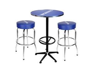 WORKPRO Bar Stool Industrial Metal Home Pub Chair Workshop Table and 2 Stool Combo WORKPRO Bar Stool Industrial Metal Home Pub Chair Workshop Table and 2 Stool Combo
