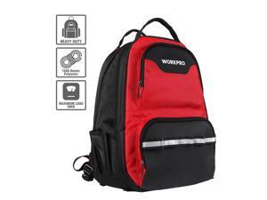WORKPRO Tool Backpack - 41-Pocket Heavy Duty Jobsite Tool Bag with Padded Laptop Sleeve - Perfect Storage & Organizer for a Contractor, Electrician, Plumber, HVAC, Cable Repairman