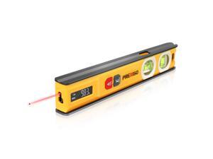 PREXISO 2-in-1 Laser Measure and Torpedo Level, 65ft Laser Distance Measure Built-in 8-inch Aluminum Alloy Magnetic Level