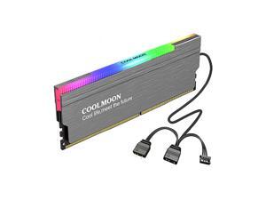 Refroidissement du module de mémoire d'ordinateur de bureau Coolmoon RAM ARGB