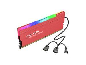Refroidissement du module de mémoire d'ordinateur de bureau Coolmoon RAM ARGB