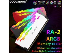 RA-2 Dragon Armor memory radiator 5V ARGB Shenguang Synchronous Symphony Memory Stick Luminous Shell, 5v 3pin argb, memory bar heat sink