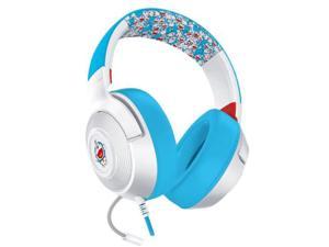 Razer North Sea Monster X Headphones Doraemon Headset 7.1 Virtual Surround Stereo with Microphone Gaming Headset Wired Chicken Eating Chicken Noise Reduction Doraemon Limited Edition (3.5mm Interface)