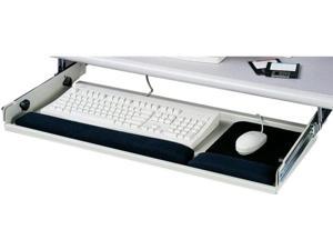 Mead-Hatcher Adjustable Steel Keyboard Drawer, Gray (MAT22030)