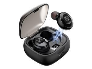 TWS Wireless Bluetooth Headset Sport in Ear Earphone Mini Stereo Sound IPX5 Waterproof with Power Display Charging Case