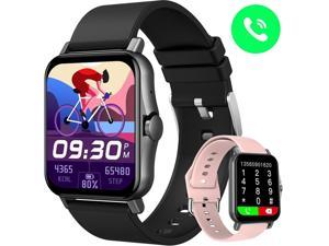 Smartwatch Bluetooth-compatible Call Watch Waterproof Fitness Tracker Music Control Body Temperature Measure