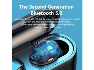 New 9D HiFi Bluetooth 5.0 CVC8.0 Noise Reduction Stereo Wireless TWS Bluetooth Headset