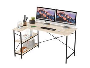 Bestier L Shaped Desk with Storage Shelves 55 Inch, Reversible Computer Desk with Storage Tower Shelf Home Office Corner Desk Writing Study Table Large Workstation Easy Assemble (Oak, 55 Inch) Bestier L Shaped Desk with Storage Shelves 55 Inch, Reversible Computer Desk with Storage Tower Shelf Home Office Corner Desk Writing Study Table Large Workstation Easy Assemble (Oak, 55 Inch)