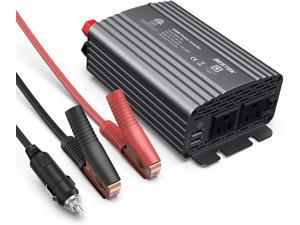 BESTEK 500W Power Inverter DC 12V to 110V AC Converter with 4.8A Dual USB Car Charger ETL Listed (Grey) BESTEK 500W Power Inverter DC 12V to 110V AC Converter with 4.8A Dual USB Car Charger ETL Listed (Grey)
