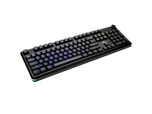 YEYIAN ASWARD Mechanical Gaming Multimedia Keyboard, 104 RGB LED Backlit 16M Color Keys, OUTEMU Red Hot-Swappable Switches, Cherry MX Equivalent, 18 Modes, 50M Keystrokes, Steel Frame, Braided Cable
