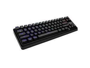 YEYIAN AKIL Mechanical Gaming Wireless 65% TKL Keyboard, Rechargeable 68 RGB LED Backlit 16M Color Keys, OUTEMU Red Hot-Swap Switches, Cherry MX Equivalent, 18 Modes, 50M Keystrokes, Steel, Tenkeyless