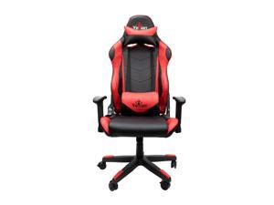 YEYIAN CADIRA Ergonomic PC Gaming Chair Reclining Rolling Bucket Seat Racing Esports Computer Video Game Office Executive Desk Recliner Height Adjustable Cushioned Headrest Lumbar Support 330lbs Red