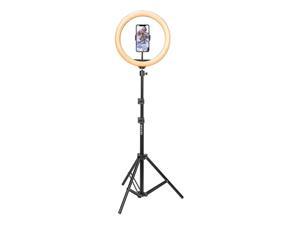 YEYIAN GIMLI Large 12 Selfie LED Ring Light with Remote Control, Tripod Stand, Cell Phone Holder, Dimmable Photo Video Lighting in 3 Color Temperature Mode, Youtube, TikTok, Live Streaming, Beauty