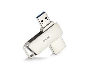 SSK 256GB USB Flash Drive, Ultra High Speed USB3.0 Thumb Drive Memory Stick Jump Drive with Rotating Design -Read & Write Speads up to 150MB/S for PC/Laptop/Computer SSK 256GB USB Flash Drive, Ultra High Speed USB3.0 Thumb Drive Memory Stick Jump Drive with Rotating Design -Read & Write Speads up to 150MB/S for PC/Laptop/Computer
