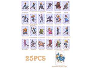 25PCS Zelda  Loftwing NFC Tag Card for TLOZ Skyward Sword Amiibo Card Compatible with SwitchLite Wii U
