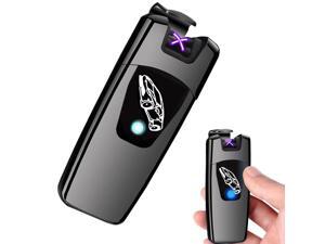 Arc Lighter, Smart Electric Lighter, USB Rechargeable Lighter Windproof Flameless Lighter Lightweight Plasma Lighter for Fire,BBQs,Fireworks ,Candle,Camping - Outdoors Indoors (T4-Black) Arc Lighter, Smart Electric Lighter, USB Rechargeable Lighter Windproof Flameless Lighter Lightweight Plasma Lighter for Fire,BBQs,Fireworks ,Candle,Camping - Outdoors Indoors (T4-Black)
