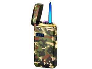 Arc Lighter, Jet Flame Torch Lighter Electric Lighter Refillable Butane 2 in 1, USB Rechargeable Lighter with Windproof Infinity Lighter for Cigar,BBQs,Fireworks ,Candle,Camping Camouflage A Arc Lighter, Jet Flame Torch Lighter Electric Lighter Refillable Butane 2 in 1, USB Rechargeable Lighter with Windproof Infinity Lighter for Cigar,BBQs,Fireworks ,Candle,Camping Camouflage A