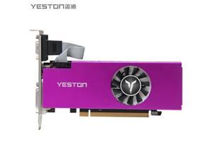 Yeston Radeon RX 550 4GB GDDR5 1071MHz 640processors PCIExpress 3.0 DirectX12 Single Slot VGA+HDMI+DVI-D graphics card of Desktop