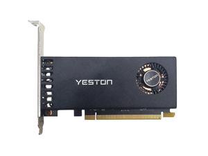 Yeston GeForce GTX 1650  4GB GDDR6 LP Single Slot Graphics cards Nvidia pci express x16 3.0 video cards DirectX 12 Desktop computer PC video gaming graphics card 4GB With Fan GTX 1650 4G