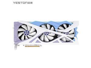 Yeston Sakura Radeon RX 9070 XT 16G GDDR6 256bit 4nm  Desktop computer PC Video Graphics Cards support PCI-Express 5.0 3*DP+1*HDMI-compatible ARGB graphics card Sakura