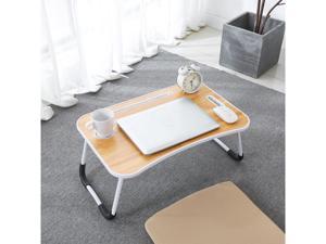 Laptop Desk for bed, portable notebook computer bed tray table, Laptop Desk  support, reading support with folding legs and cup slot, Bed study table, Reading Book, Watching Movie on Bed/Couch/Sofa