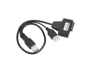 Black USB 2.0 to 7+6 13Pin SATA Laptop CD/DVD/Blu-ray Optical Drive Adapter Cable Black USB 2.0 to 7+6 13Pin SATA Laptop CD/DVD/Blu-ray Optical Drive Adapter Cable