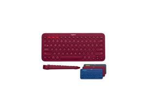 Logitech K380 Multi-Device Bluetooth Keyboard for Windows, Mac, Chrome OS, Android, iOS, Apple TV-Black/Blue/Red Logitech K380 Multi-Device Bluetooth Keyboard for Windows, Mac, Chrome OS, Android, iOS, Apple TV-Black/Blue/Red