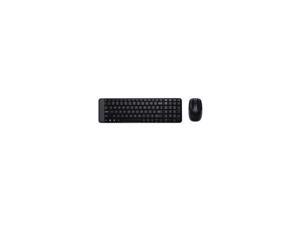 Logitech MK220 2.4GHz RF Wireless Optical Sensor 1000dpi Mouse and Keyboard Combo-Black Logitech MK220 2.4GHz RF Wireless Optical Sensor 1000dpi Mouse and Keyboard Combo-Black