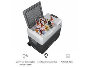 Portable Freezer Cooler AC/DC Compressor Refrigerator Trolley Fridge for Truck RV Boat Party Picnic Camping
