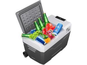 Portable Freezer Cooler AC/DC Compressor Refrigerator Trolley Fridge for Truck RV Boat Party Picnic Camping