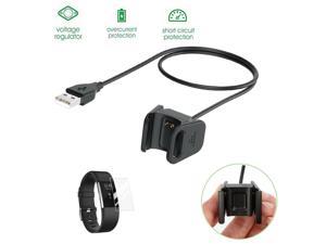 USB Charger for Fitbit Charge 2 with with 1.8ft Cable Cradle Dock Adapter