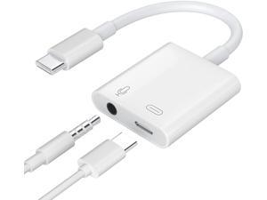 USB C to 3.5mm Jack Headphone Aux Audio Adapter Type C Fast Charging Dongle Converter for Samsung iPad Pro MacBook