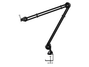 BOMGE Microphone Arm Stand, Upgraded Desk Mic Scissor Suspension Boom Arm Stands with 3/8" to 5/8" Screw Adapter Clip, Upgrade Desk Clamp Mount 2.5 inch/65mm, Boom Arm Length 20'' /51cm, 5 Cable Ties BOMGE Microphone Arm Stand, Upgraded Desk Mic Scissor Suspension Boom Arm Stands with 3/8" to 5/8" Screw Adapter Clip, Upgrade Desk Clamp Mount 2.5 inch/65mm, Boom Arm Length 20'' /51cm, 5 Cable Ties