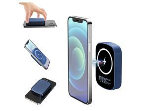 Magnetic Wireless Charger Power Bank, 10000mAh 15W Fast USB C MagSafe Portable Charger Power Bank, Especially External Strong Powerful Battery Pack for iPhone 12/12 Pro/12 Mini(Blue) Magnetic Wireless Charger Power Bank, 10000mAh 15W Fast USB C MagSafe Portable Charger Power Bank, Especially External Strong Powerful Battery Pack for iPhone 12/12 Pro/12 Mini(Blue)